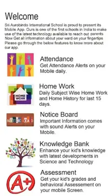 Sri Aurobindo International School android App screenshot 0